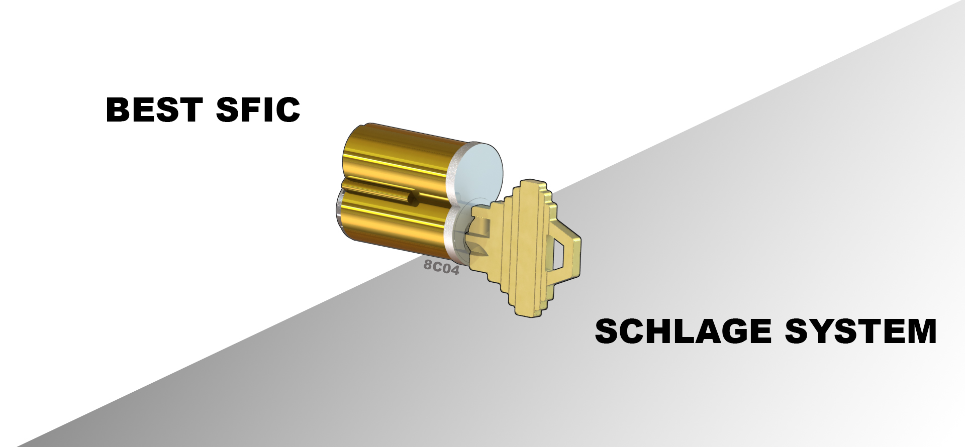 Load video: 8C04-SFIC operating with Schlage Keys